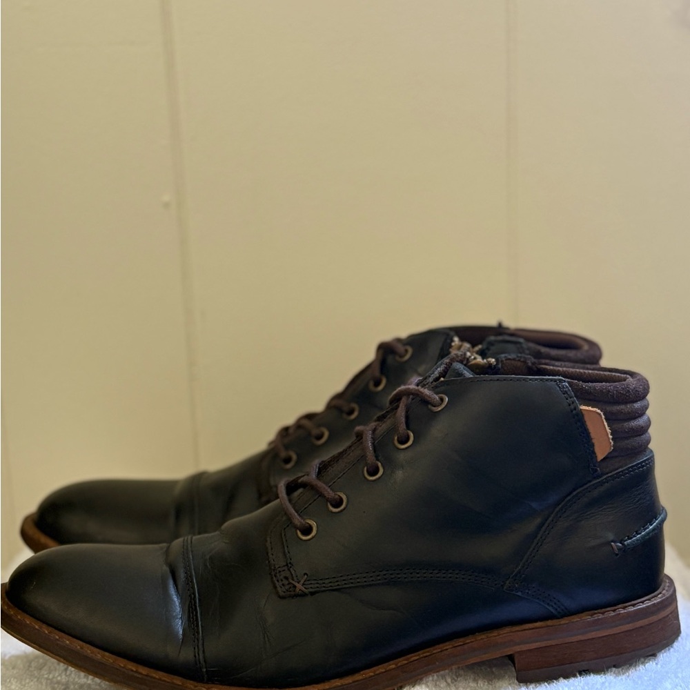 Men's Stylish Black Leather Chukka Boots